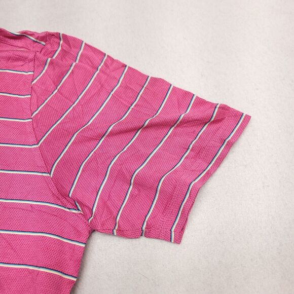 Bobby Jones Casual Collared Short Sleeve Polo Shirt Adult Mens Size M Pink - Picture 5 of 10